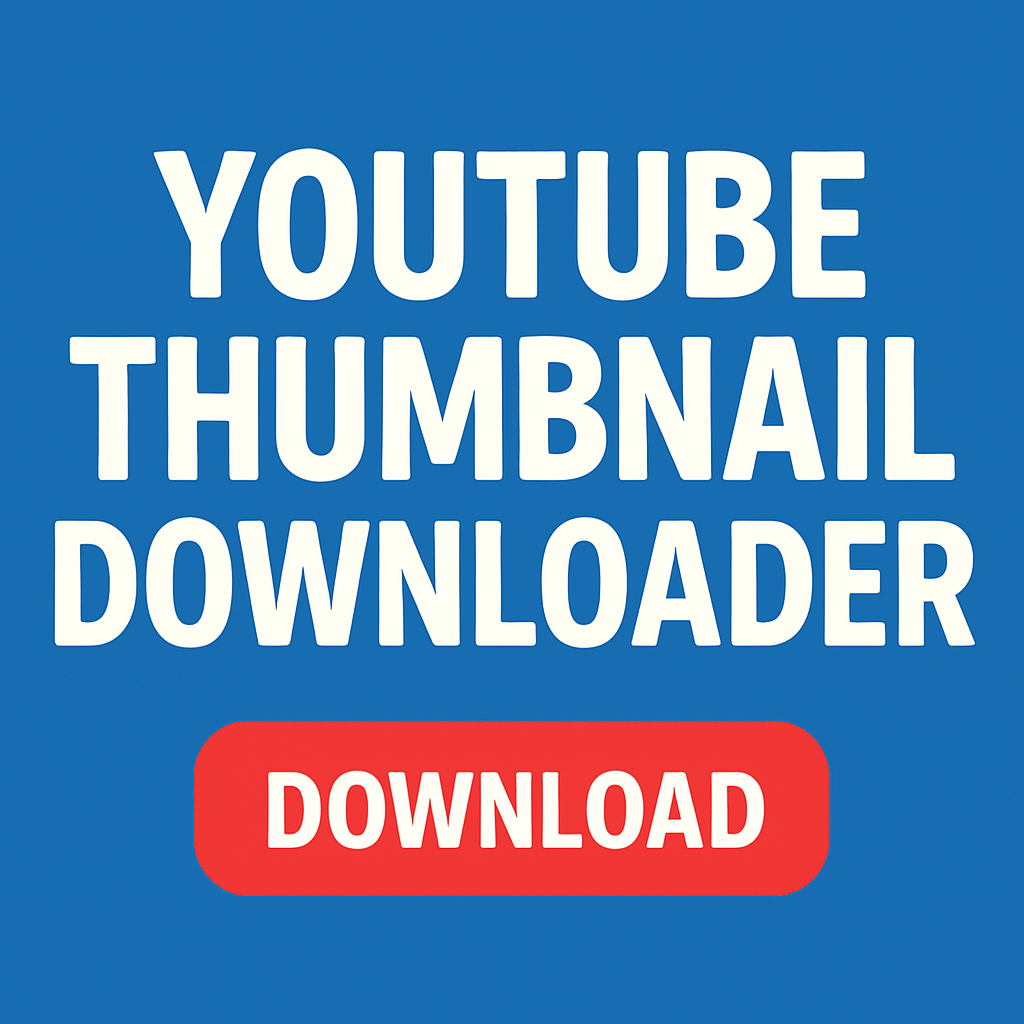 YouTube Thumbnail Downloader